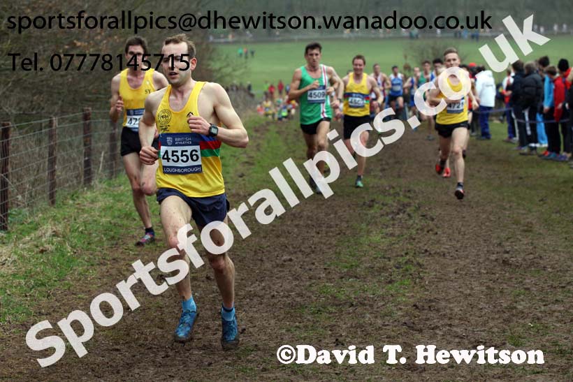 Senior mens Inter Counties Cross Country, Prestwold Hall, Loughborough. Photo: David T. Hewitson/Sports for All Pics